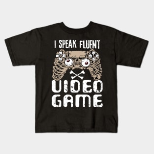 I Speak Fluent Video Game Kids T-Shirt